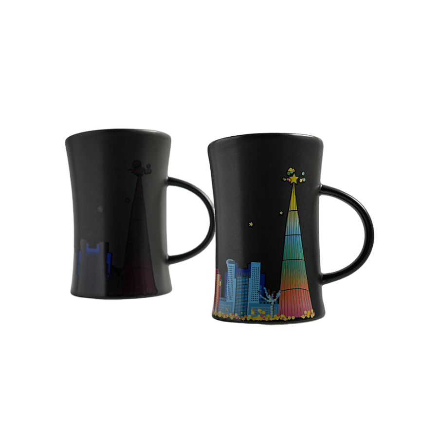 遊變台灣-新北市璀璨夜景變色杯(霧黑)