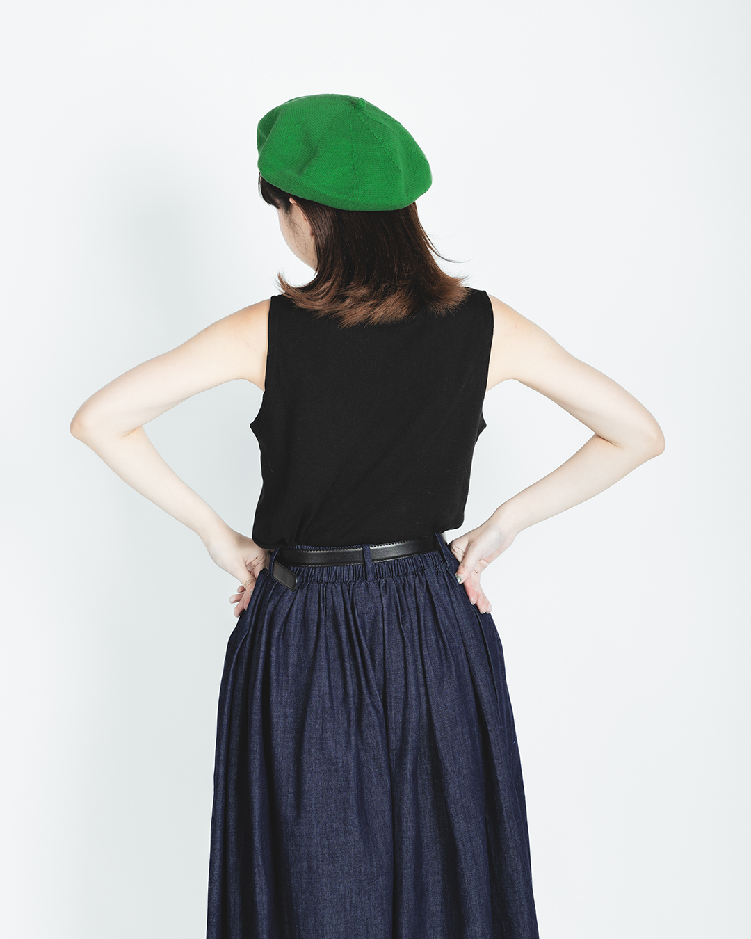 【 Kiki.co made 】自家製木耳邊點點背心打底