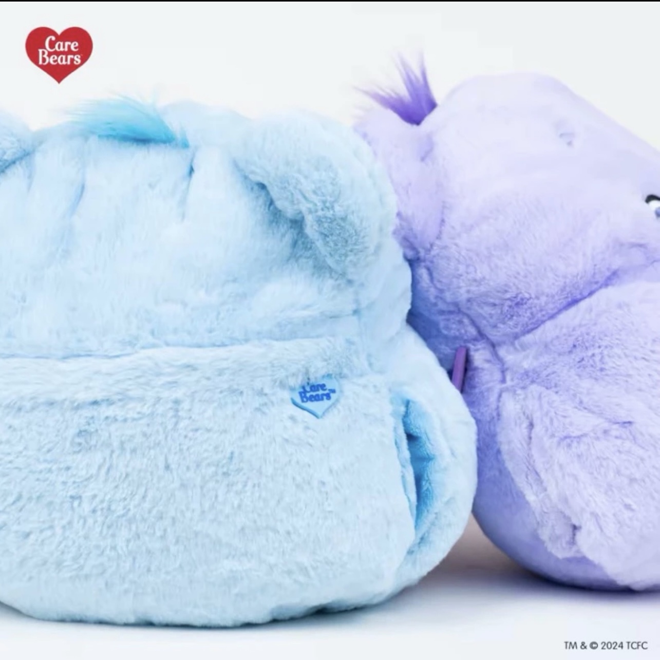 泰國 CARE BEARS 彩虹熊 暖手 毛毯 抱枕 代購