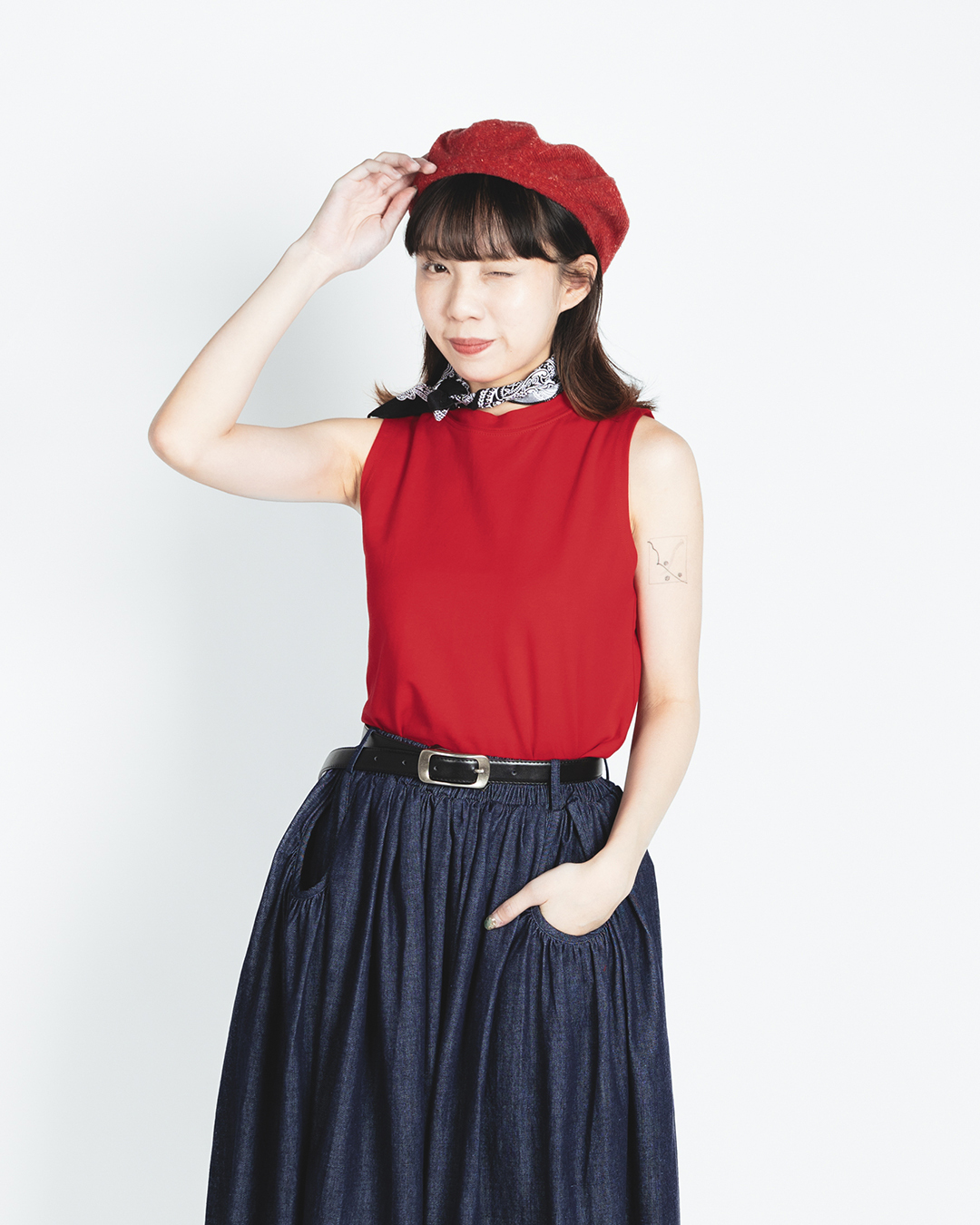 【 Kiki.co made 】自家製小企領背心打底