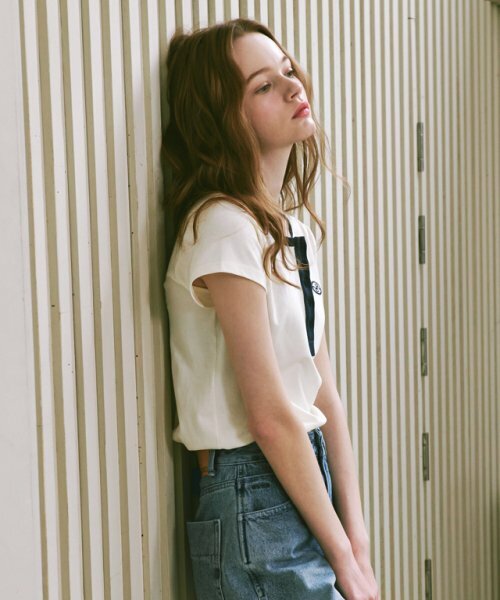 RONRON HENRYNECK HALF T SHIRT