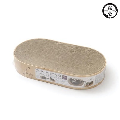 日本直送 貓壹Necoichi 抓抓盆 Oval 木紋 60X33Xh10cm