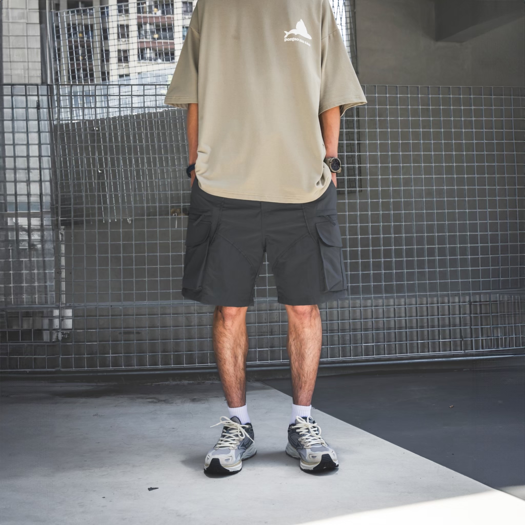 SBG 防潑水三分格立體多口袋短褲【SB0328】