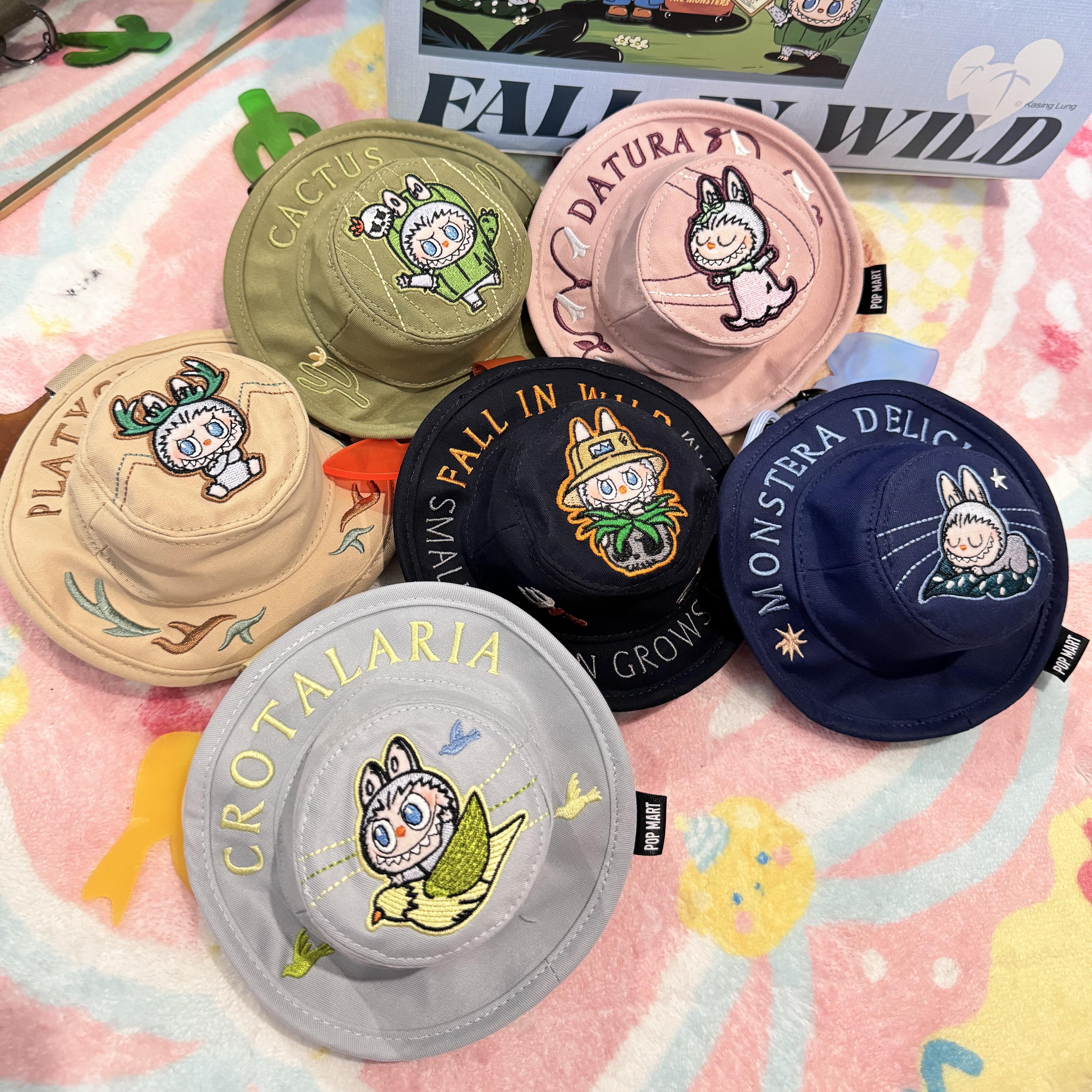 THE MONSTERS 春天野在家系列 漁夫帽小包 盲盒 Labubu / 現貨