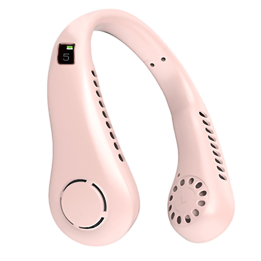 AMC Korea Portable USB Rechargeable Bladeless Neck Fan (C0092)