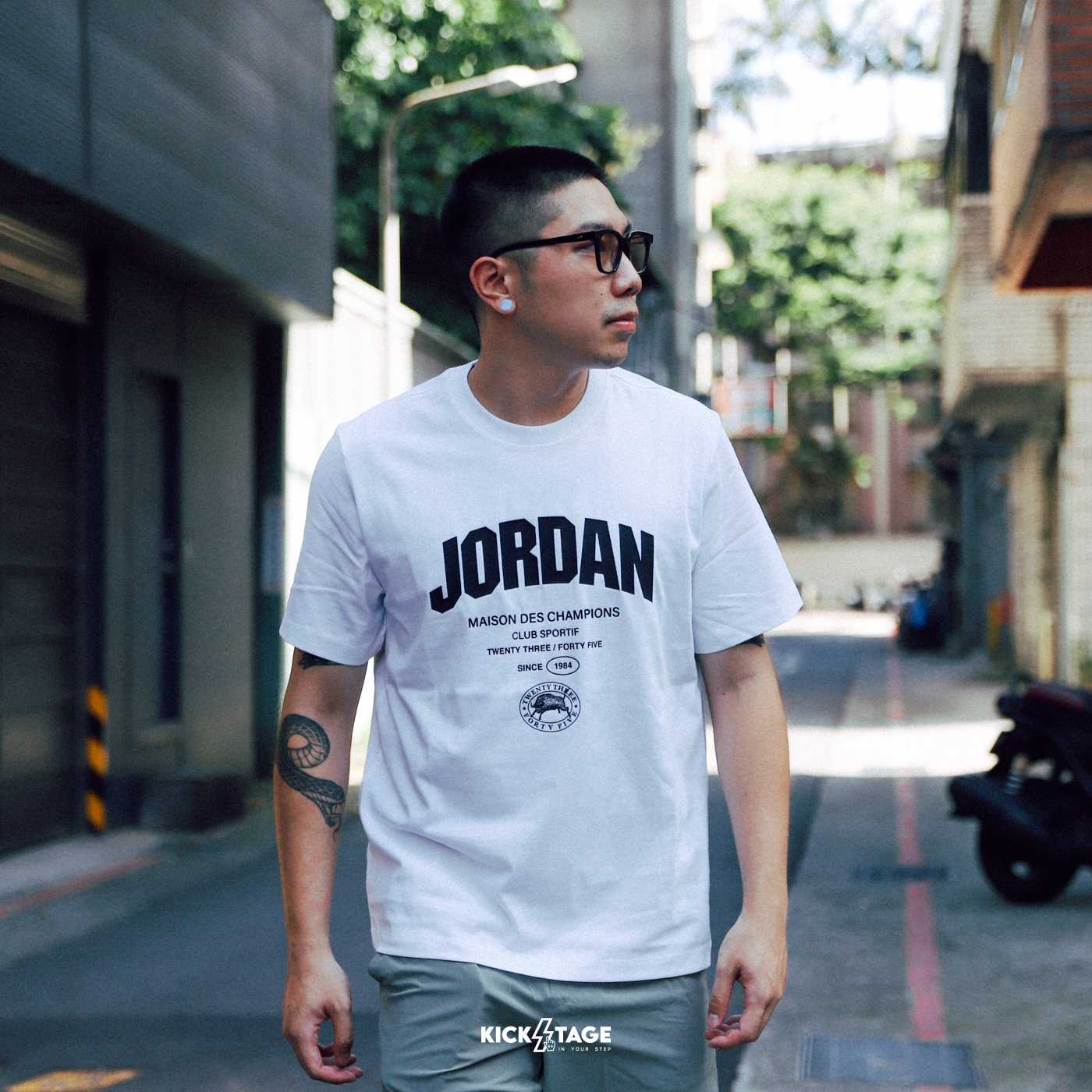 男款 NIKE JORDAN SPORT Dri-FIT SS TEE 白色 冠軍之家 印花 復古 短袖 短T【FZ1926-100】