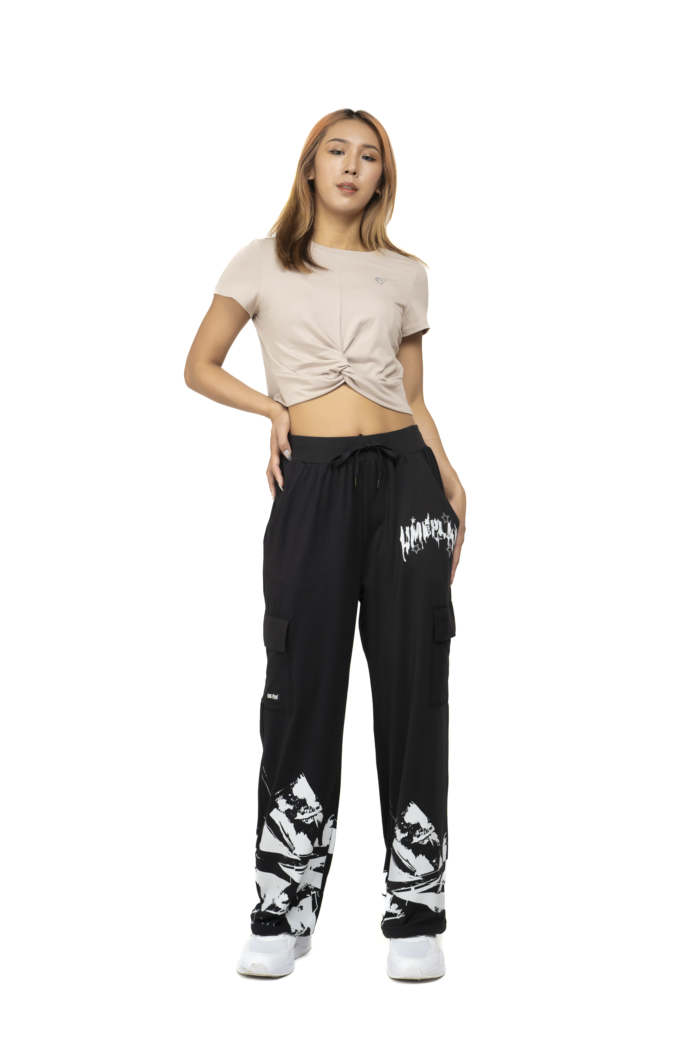 扭轉短上衣  蘑菇灰褐 S0022MU