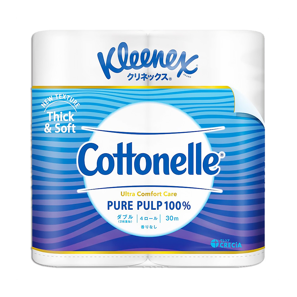 日本Kleenex棉柔捲筒衛生紙(30M*4捲)