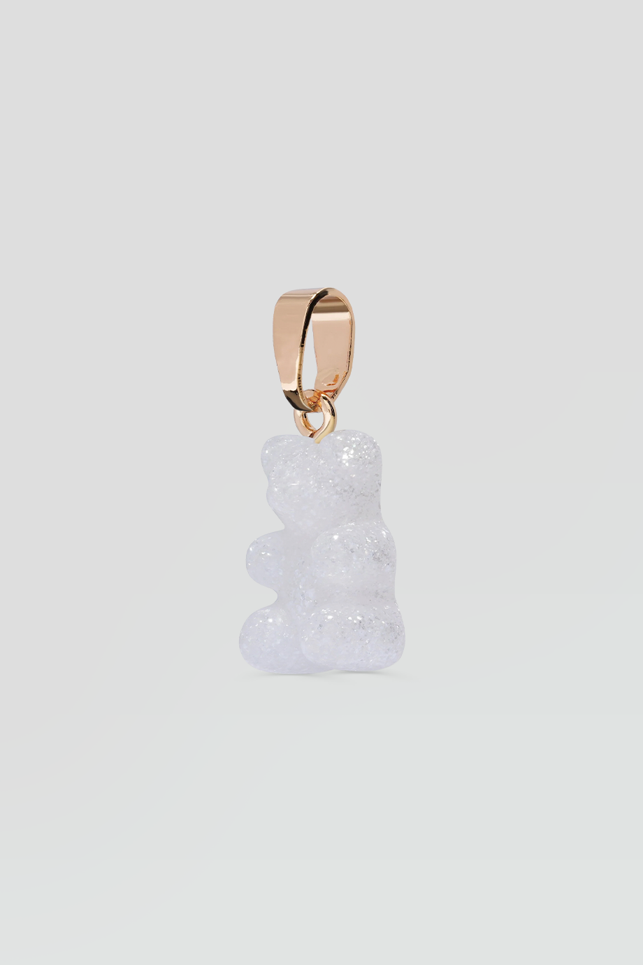 Crystal Haze｜NOSTALGIA BEAR 金色復古銀河灰小熊墜飾