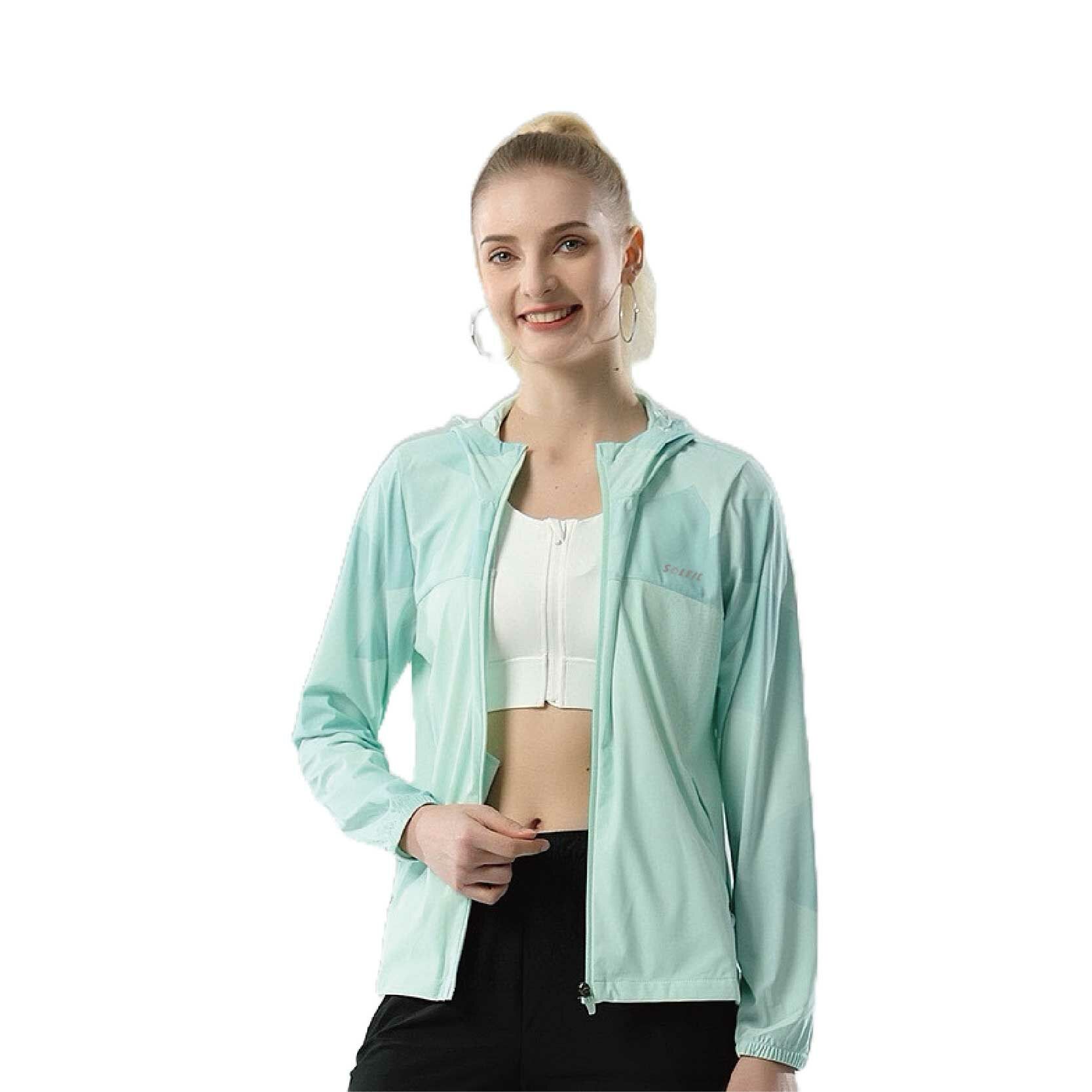 SOLEIL 冰感彈性防曬外套女款 (5色) 防曬/透氣/快乾/柔軟舒適 14CSQ7209B