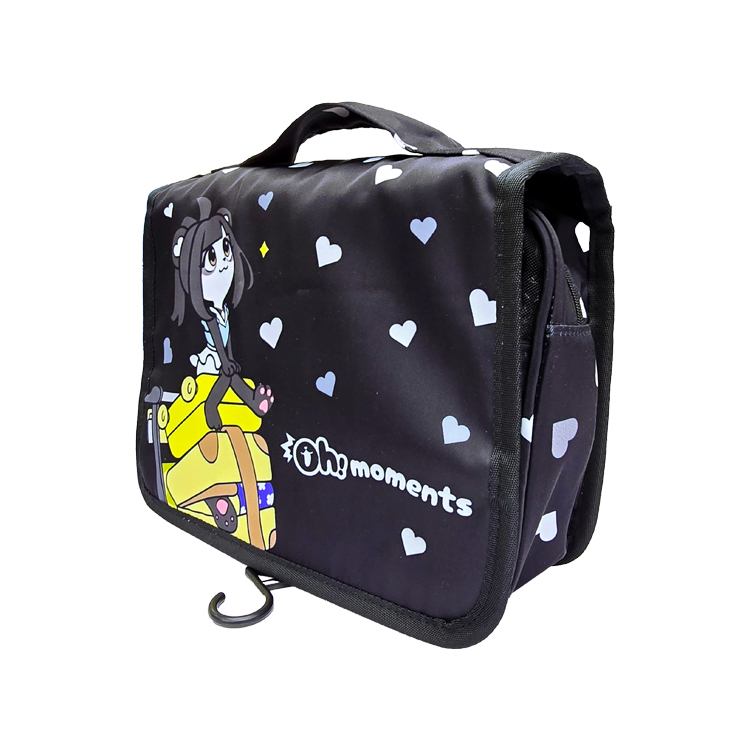 Oh!moments BaoBao Travel Cosmetic Bag (Black)