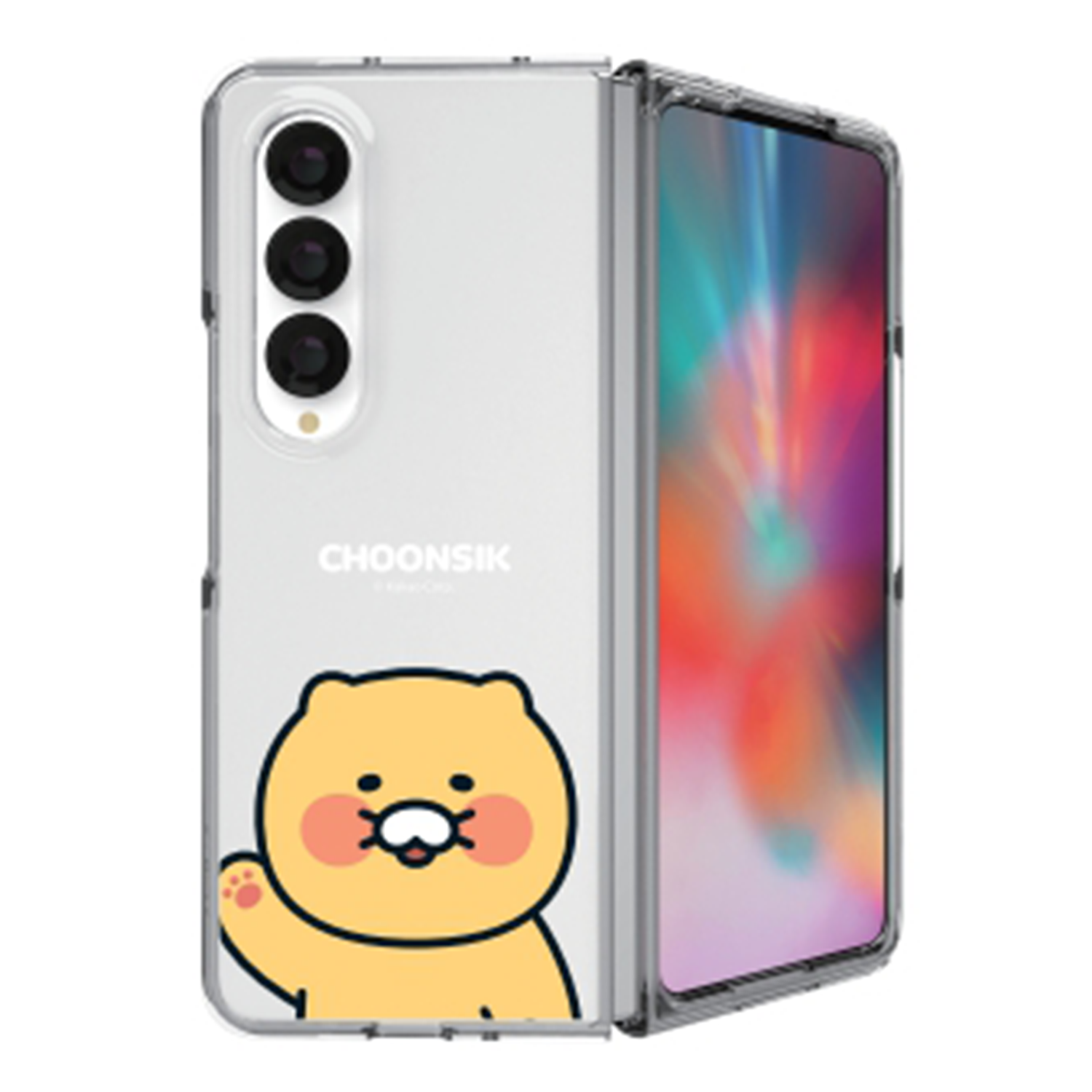 Kakao Friends - Clear Slim Hard Case - Samsung Fold 6 貼身透明手機保護硬殼 S2