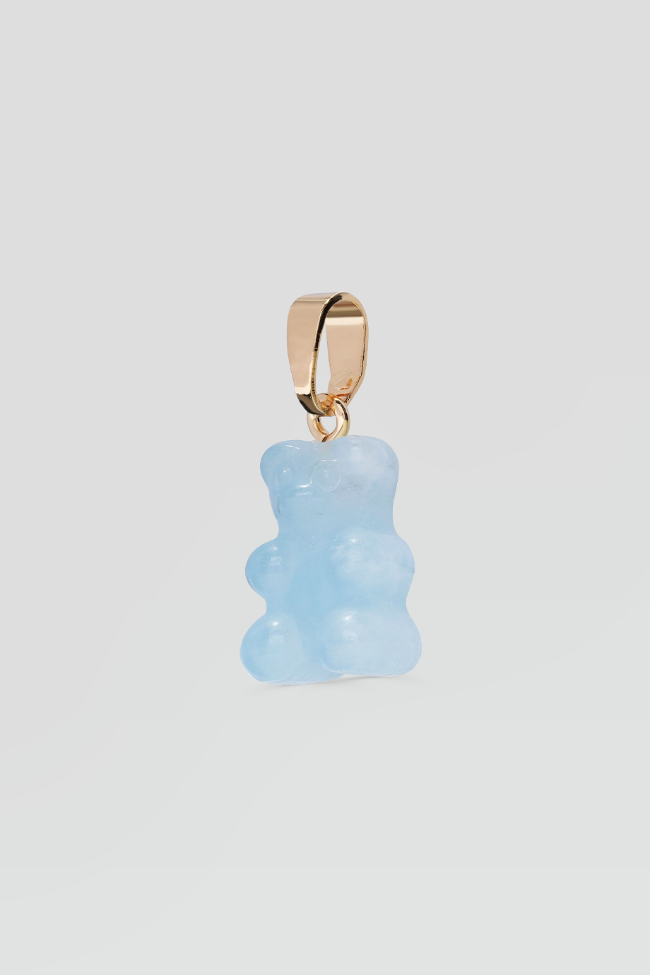 Crystal Haze｜NOSTALGIA BEAR 金色復古海藍寶石小熊墜飾