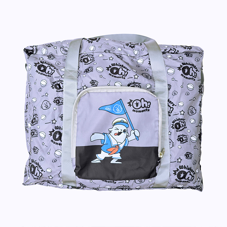 Oh!moments Grey Foldable Travel Bag