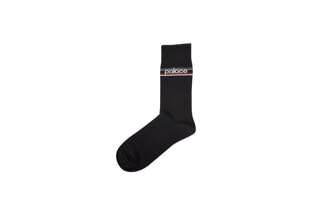 PALACE BENNYTRON SOCK 襪子 長襪 黑色 白色 現貨
