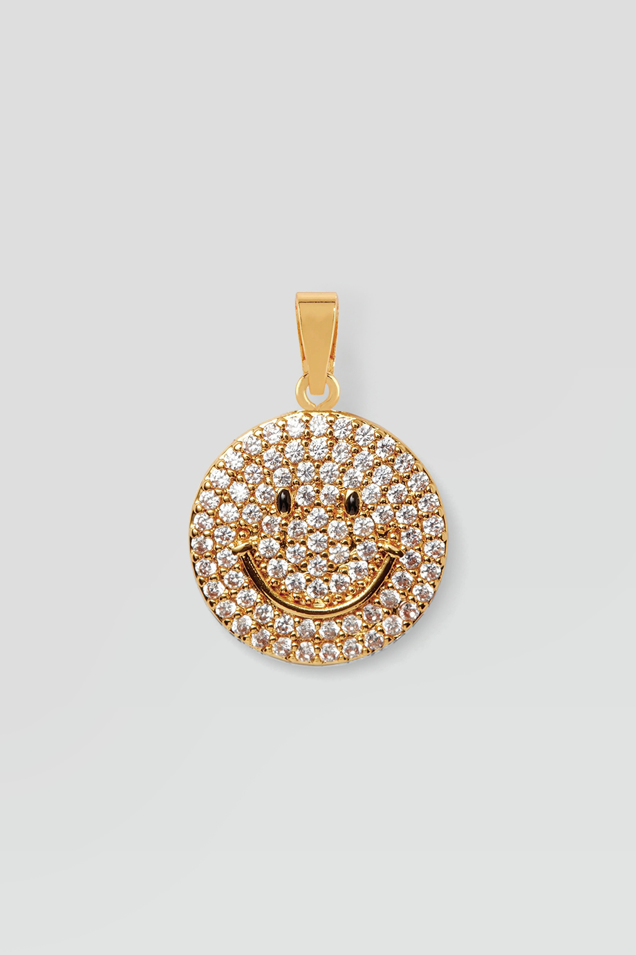 Crystal Haze｜MS VAXXINE 滿版鑲鑽笑臉墜飾