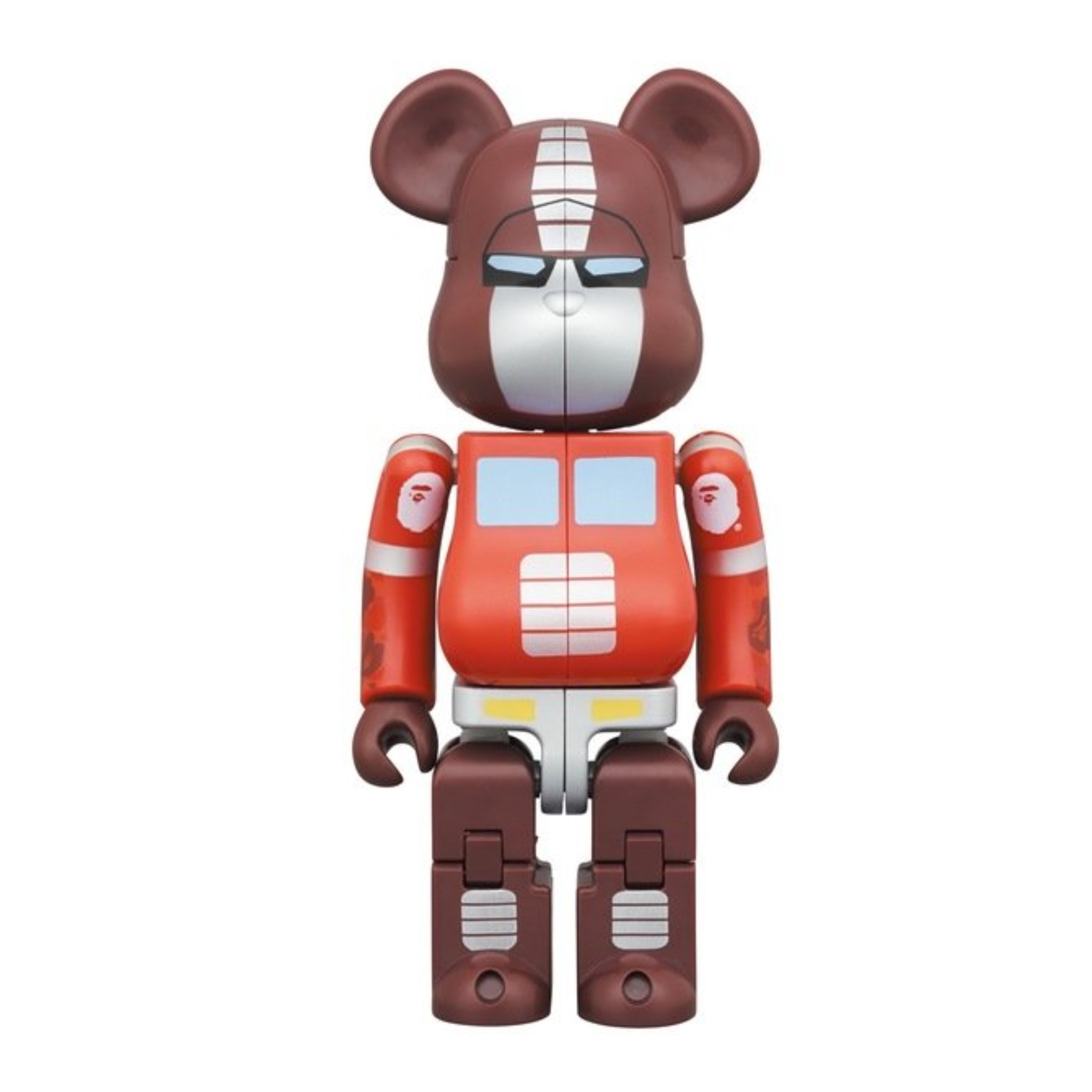 A BATHING APE BAPE APE BE@RBRICK TRANSFORMERS 200% 公仔 庫柏力克 變形金剛 紅色