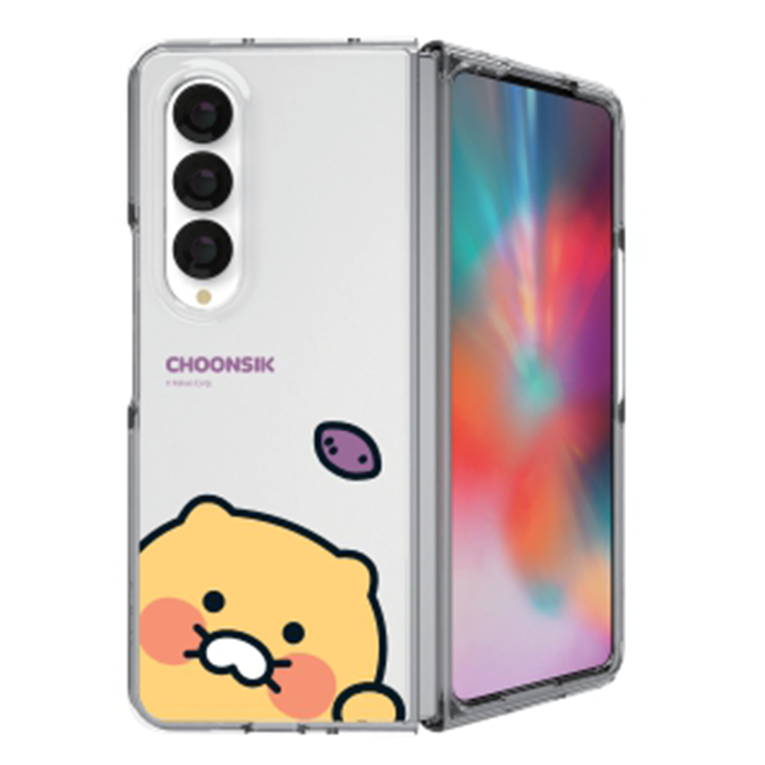 Kakao Friends - Clear Slim Hard Case - Samsung Fold 6 貼身透明手機保護硬殼 S2