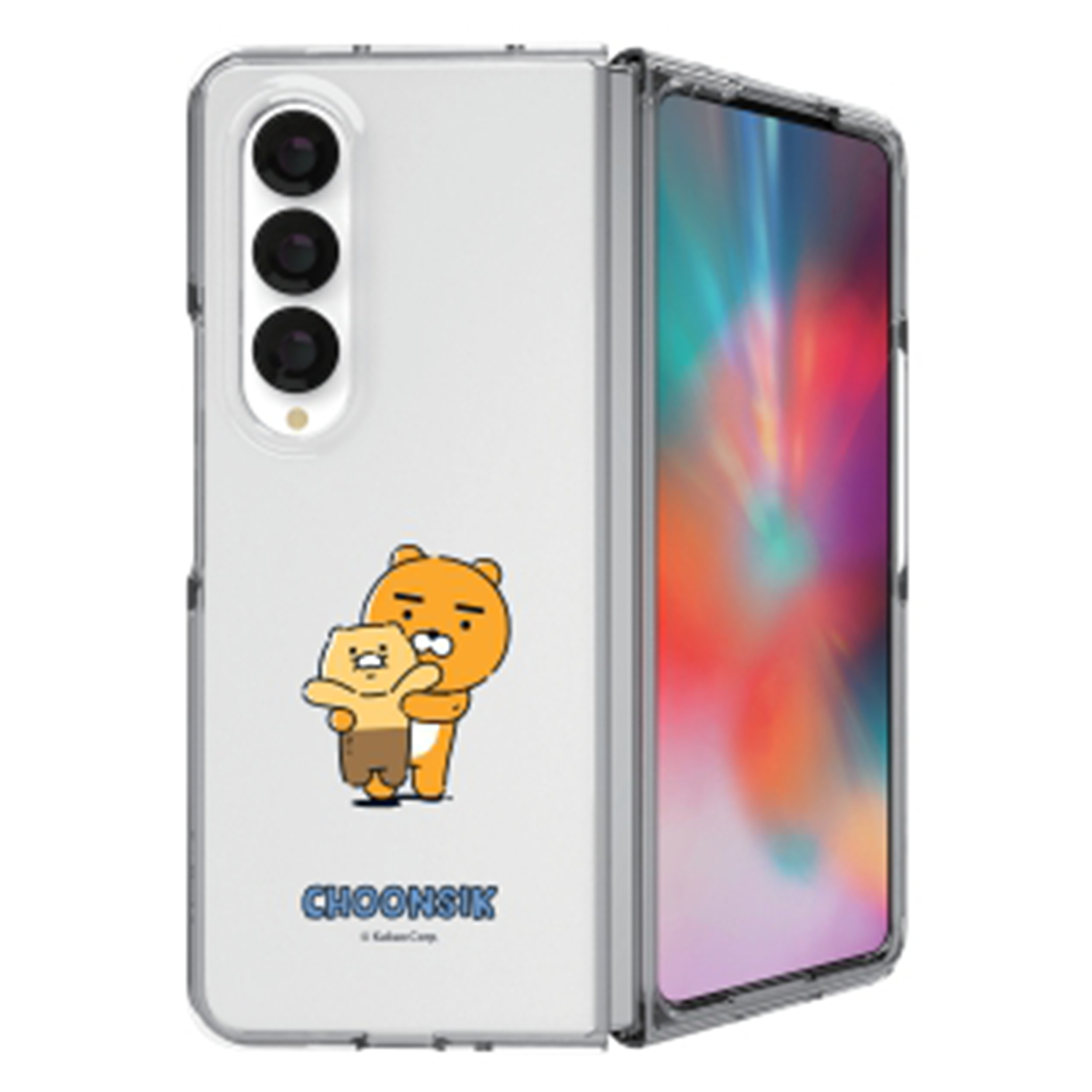 Kakao Friends - Clear Slim Hard Case - Samsung Fold 6 貼身透明手機保護硬殼 S2