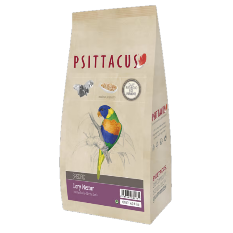 [一件包郵] Psittacus 吸蜜鸚鵡營養糧 - 1kg (到期日:2026年5月)