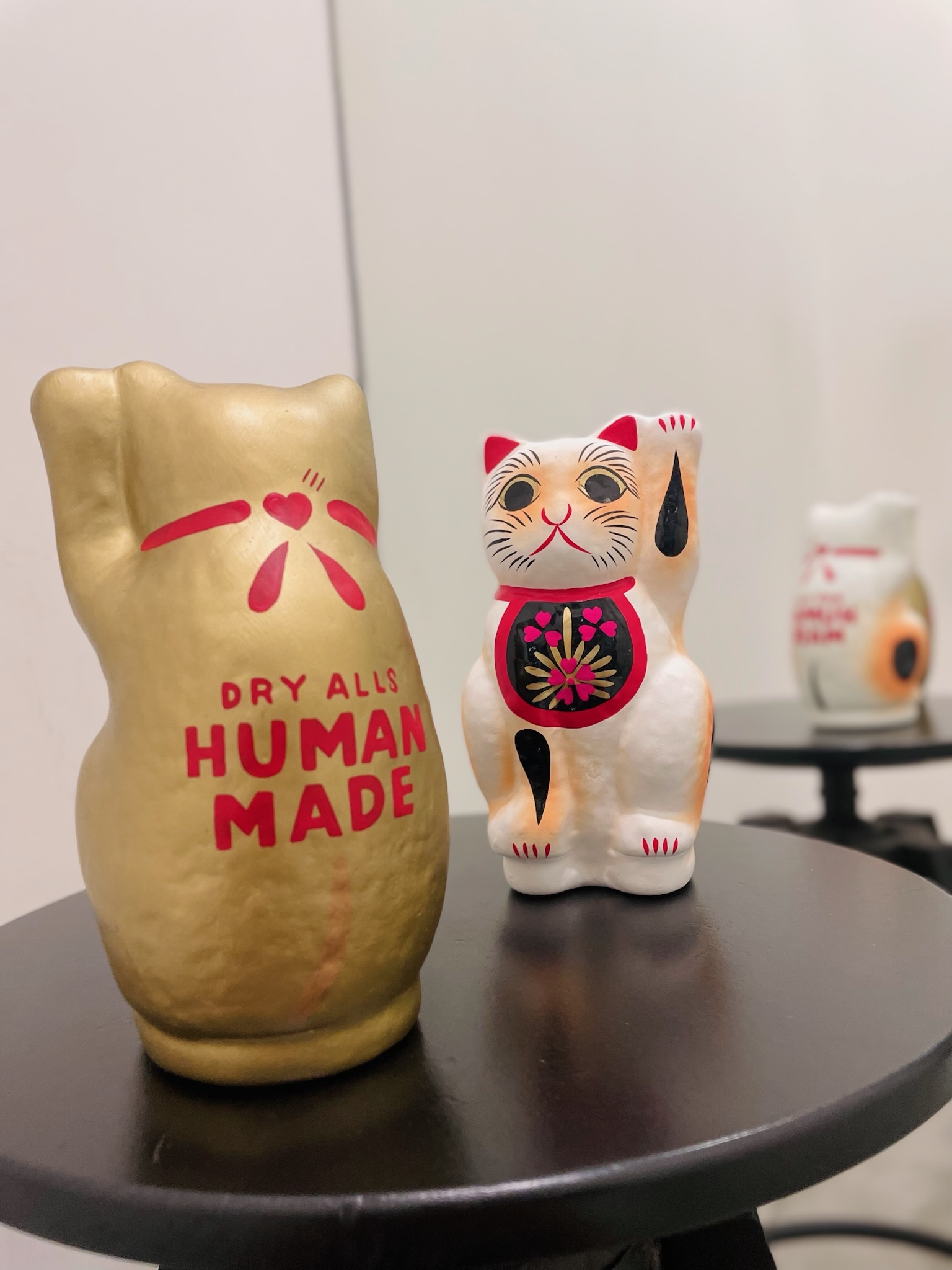<快速出貨>HUMAN MADE 招財貓 紙鎮 金色