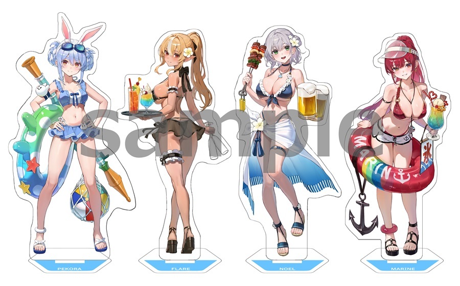 C104「同人代購」「Melonbooks代購」おわた社 - わたお - ホロライブ三期生水着立牌