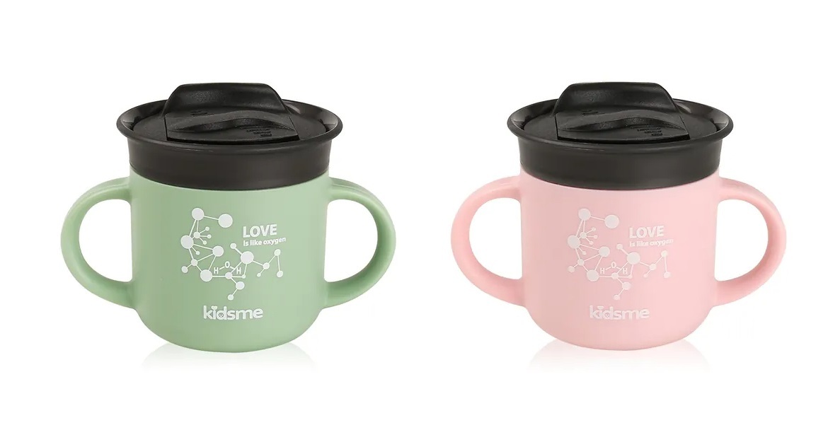 1119KM04 -KIDSME-石墨烯杯 (200ml) (綠色) (粉紅色) (A4)