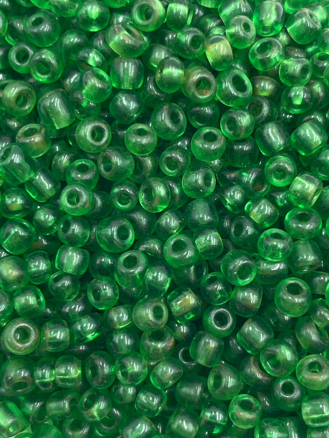 新-No.4透明綠繡珠50g3mm