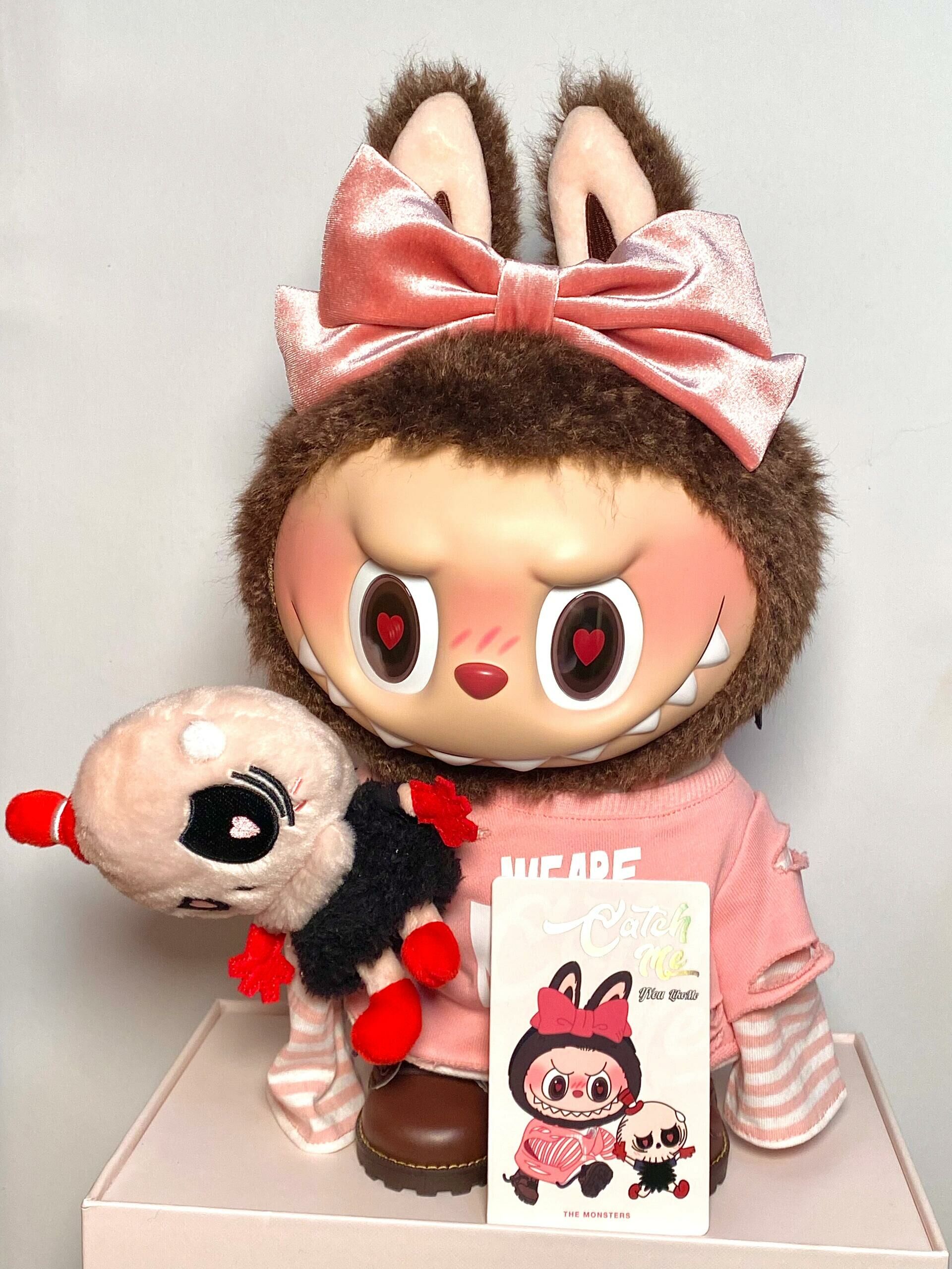 LABUBU LOVE ME　限定品 泡泡瑪特The Moster Catch Me If You Like Me Labubu情人節限定