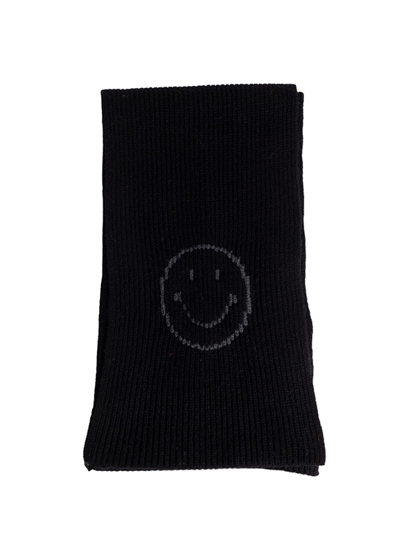 Joshua Sanders 微笑針織圍巾(黑)