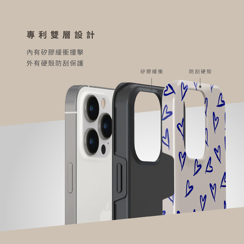 BURGA Tough款-湛藍戀曲  (iPhone 15 Pro/Pro Max)(一般/磁吸式)保護殼