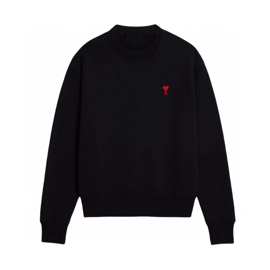 AMl 2024 小愛心Logo刺繡大學T (4色)