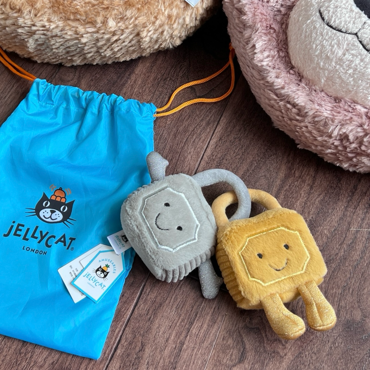 JELLYCAT 同心鎖 情人 情侶 絨毛玩偶 /預購