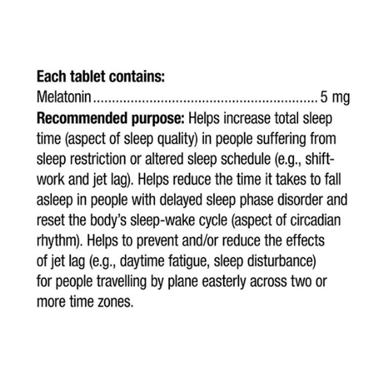 Webber Natural Melatonin 5mg , 400 Sublingual tablets [EXP：01/2028]