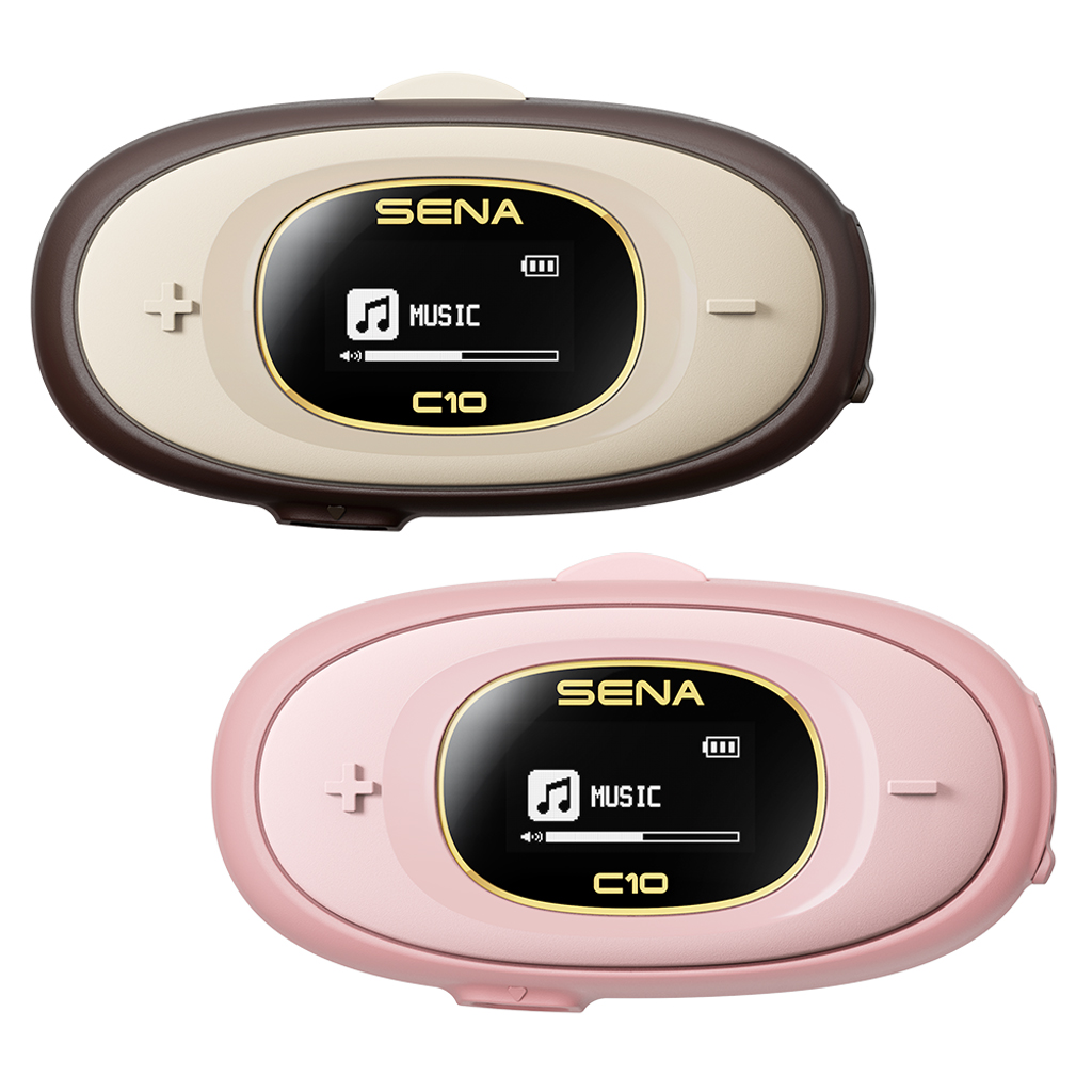SENA C10 復古棕 玫瑰粉 藍牙耳機 藍芽 HD 高音質 連線距離1公里 通訊耳機 限量 新色 台灣限定