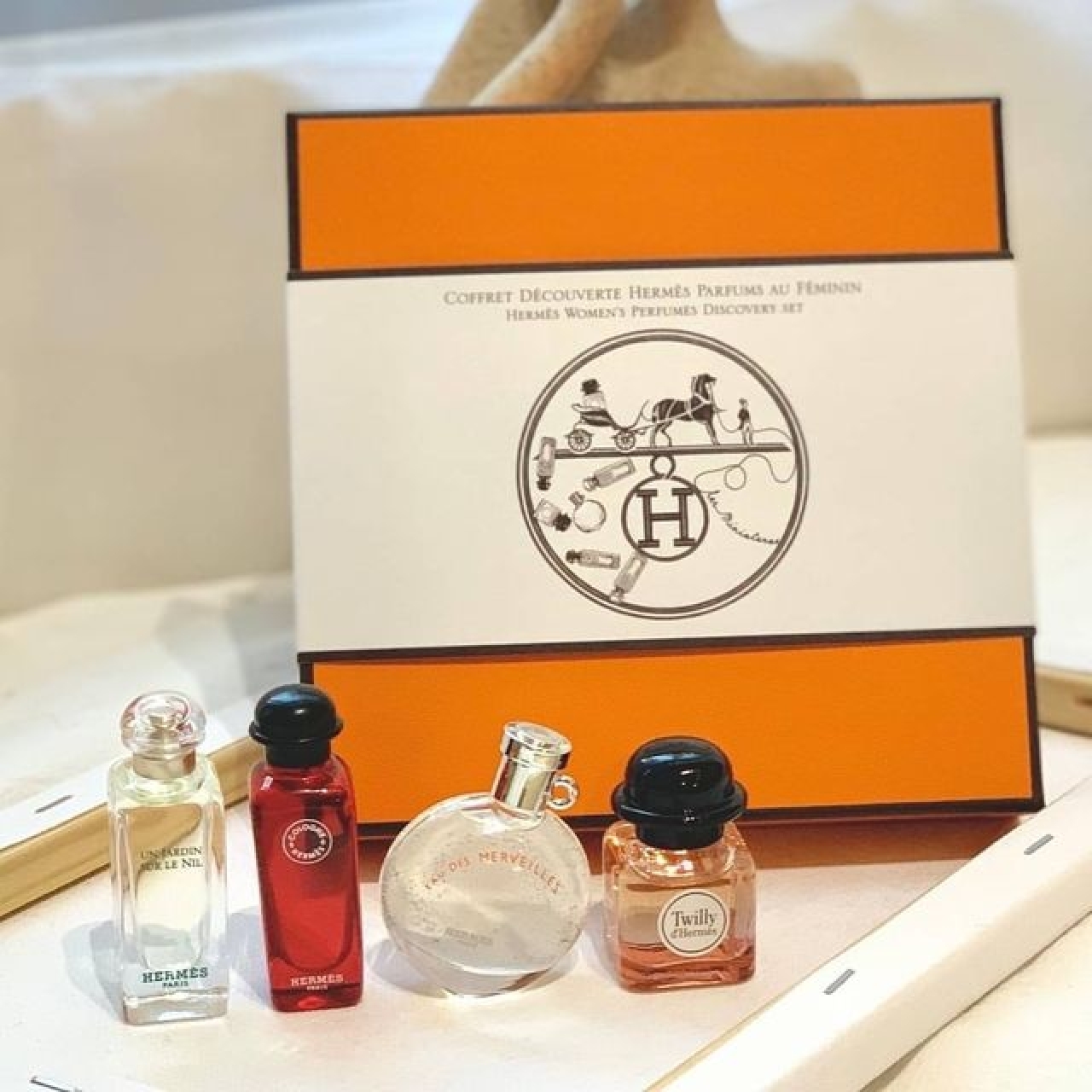 Hermes 愛馬仕 經典香水禮盒四入組