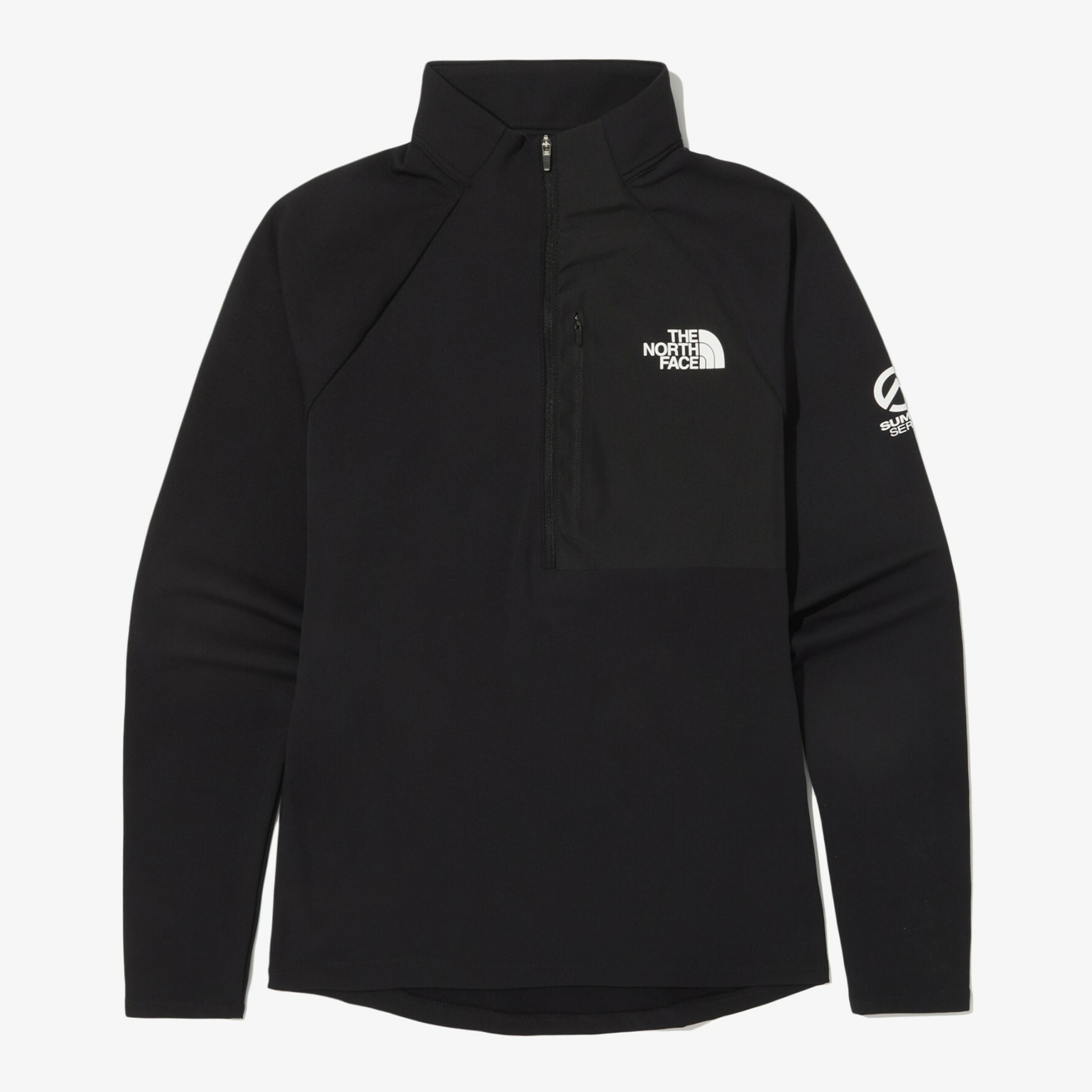 【代購】THE NORTH FACE 北臉 女 SUMMIT MAKALU L/S 立領 拉鍊 長袖 NT7LQ80