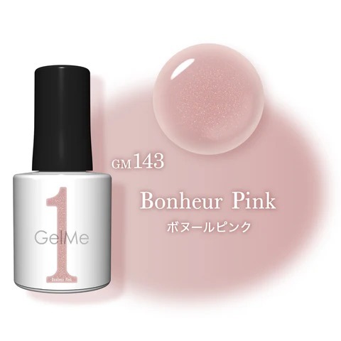 日本Gelme1可撕式凝膠Gel甲油 GM143 Bonheur Pink