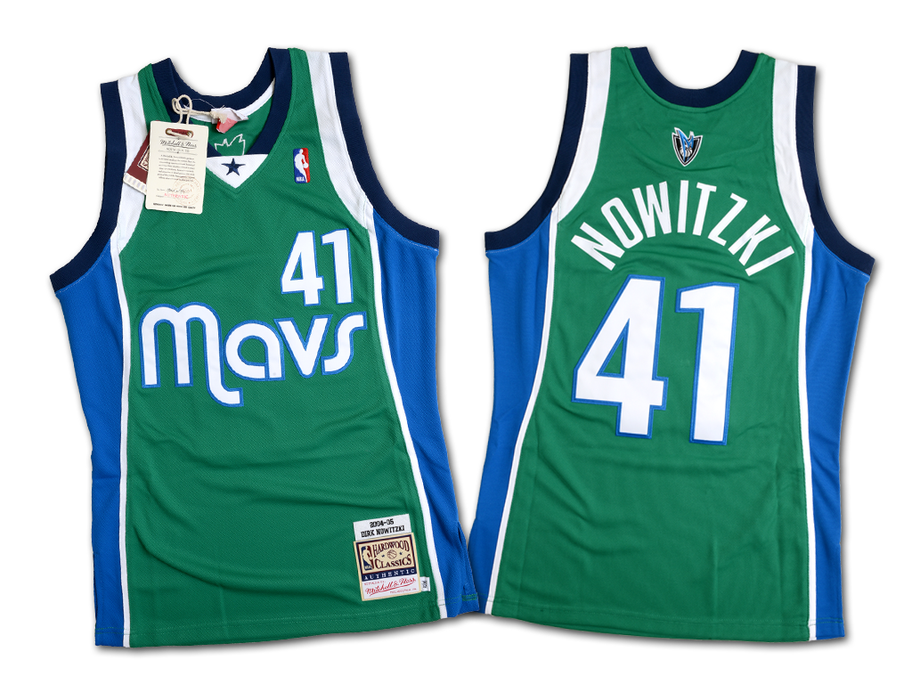 Mitchell & Ness 達拉斯獨行俠隊 Dirk Nowitzki 2004-2005 復刻 球員版球衣