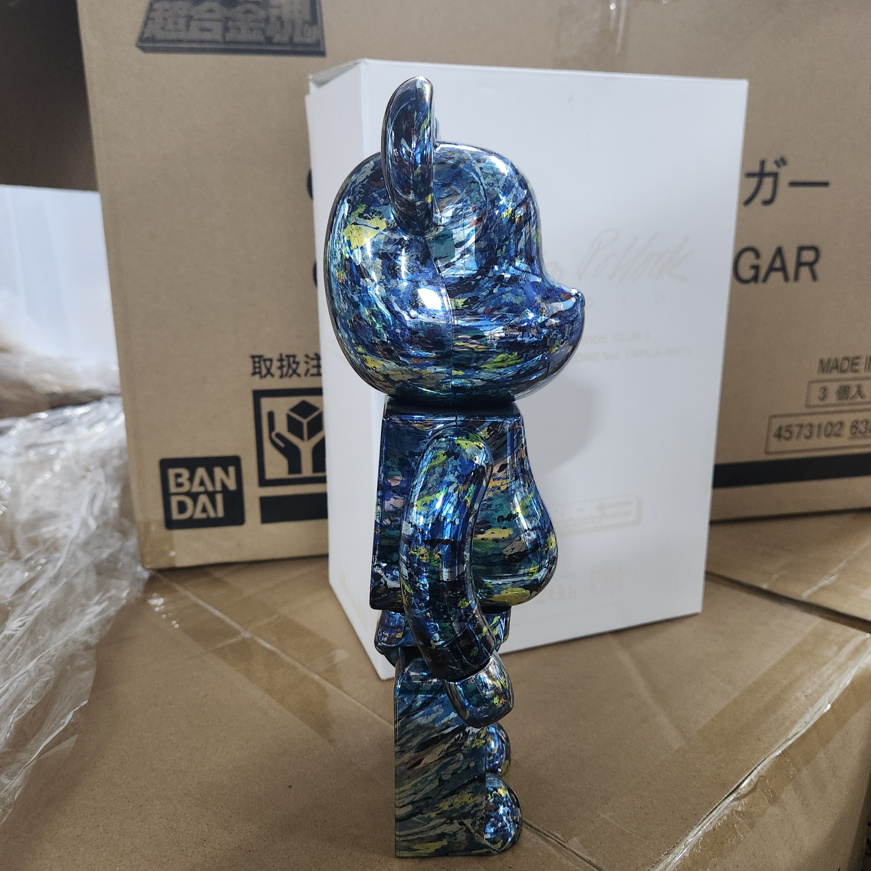 その他 MEDICOM TOY - BE@RBRICK Jackson Pollock 100%&400% 95% New) Bearbrick Jackson Pollock Studio 100% & 400%