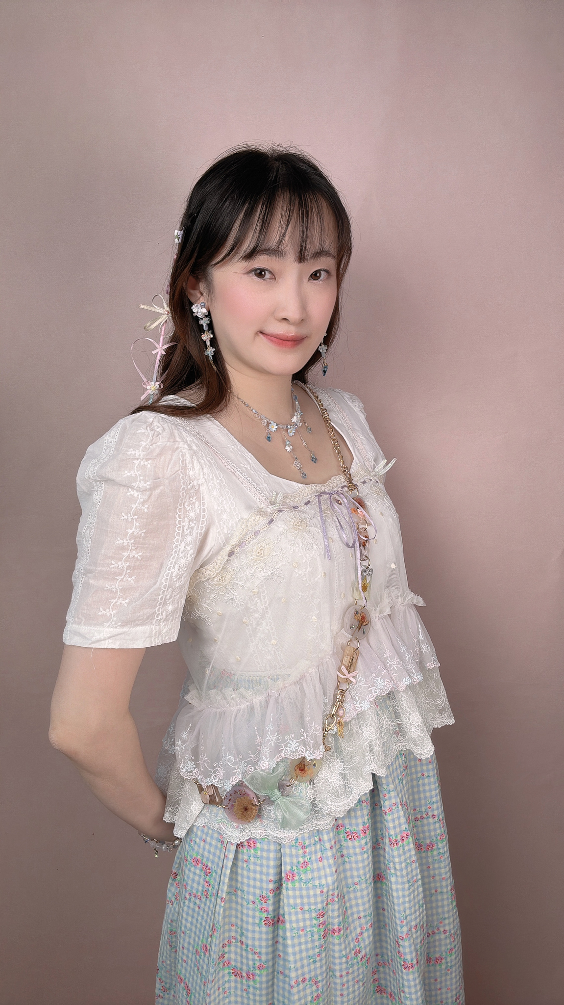 11079 海底寶藏閃石手製手機鏈/多用途鏈