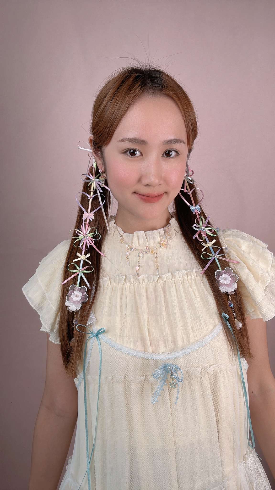 11096 Undersea Garden Ribbon Bobby Pin /Set