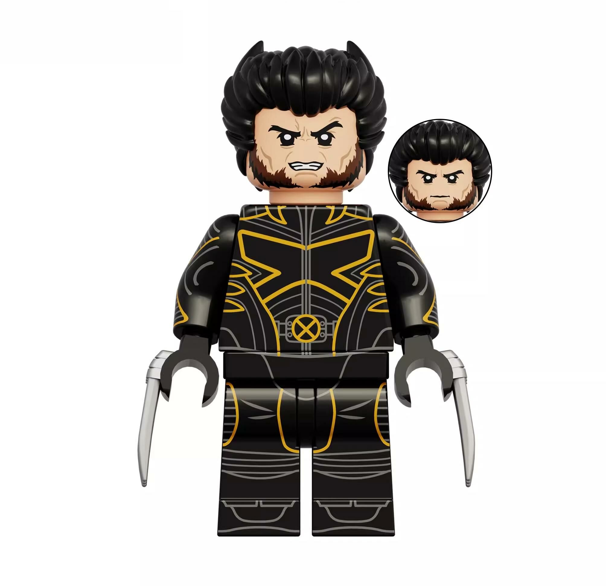 Wolverine Deadpool Custom Minifigures Minifigs Fit Lego XP567