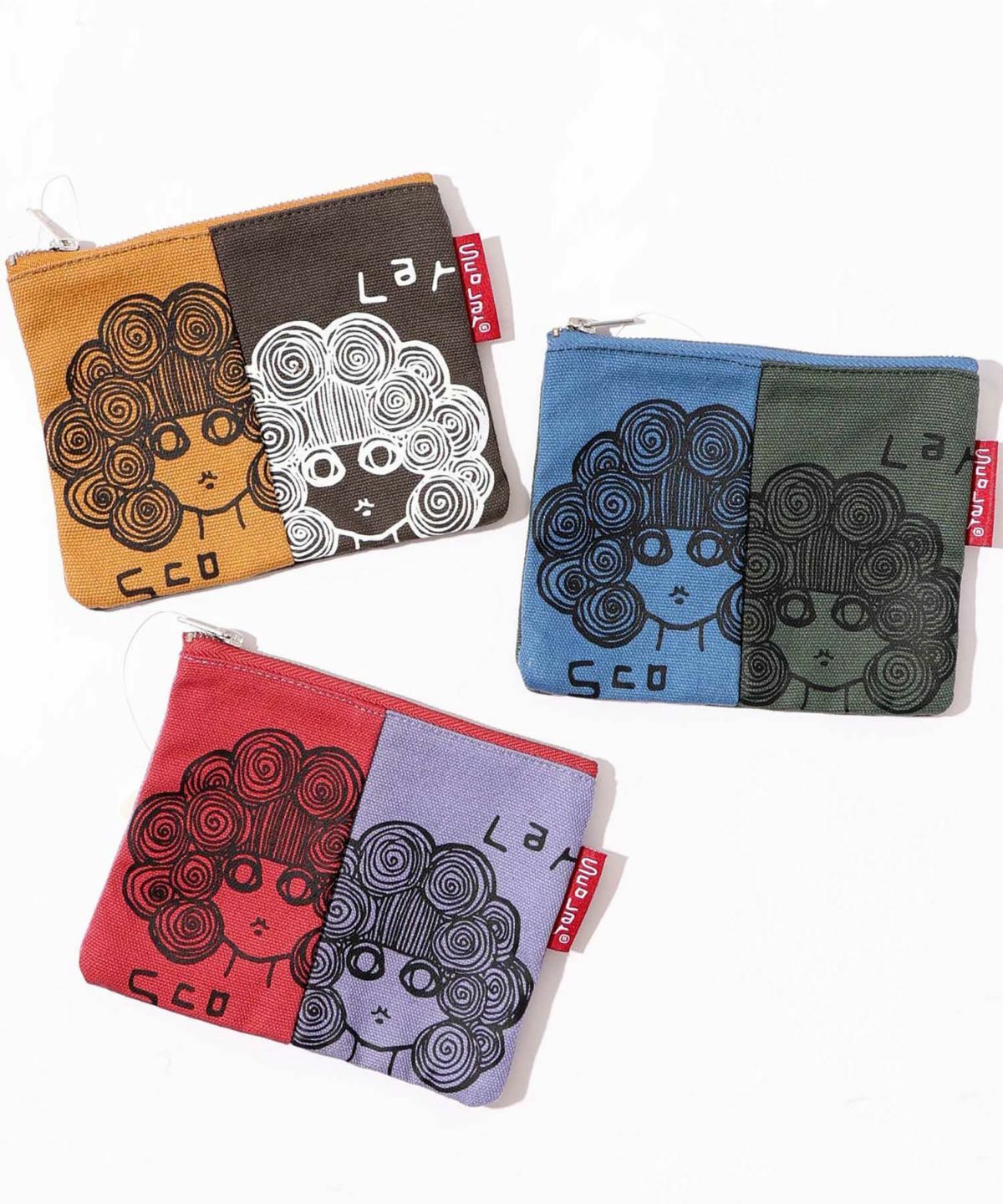 預購 - Scolar Scolar-chan 帆布小物拉鏈袋