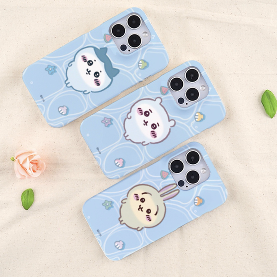 預訂｜韓國限定 Chiikawa 仰泳亮面保護殼 Glossy Slim Case iPhone Samsung適用