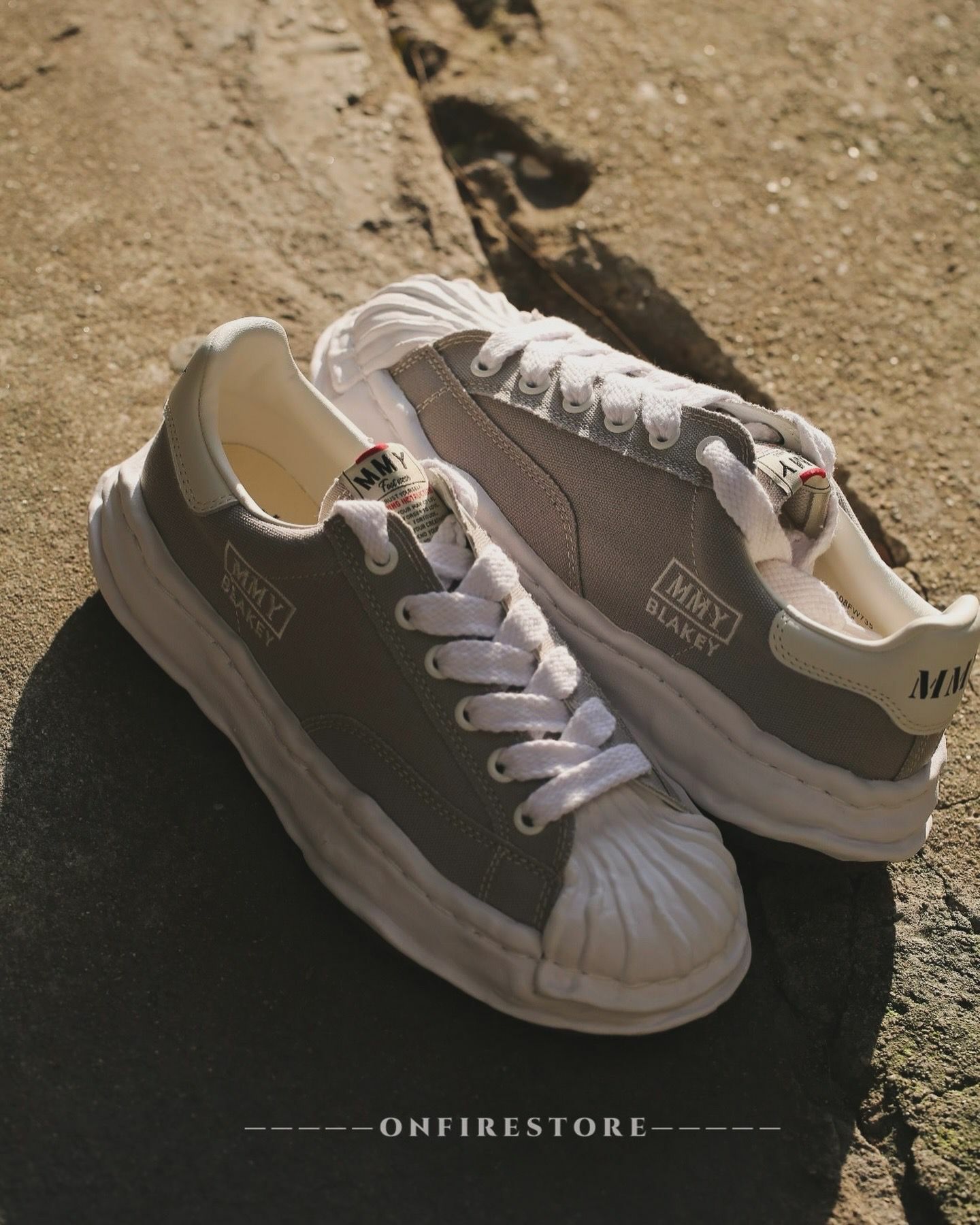 {現貨} Maison Mihara Yasuhiro Blakey Canvas Low Sneaker Gray