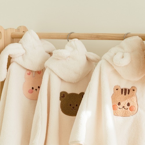 DOTFRIENDS大圓臉系列-萌萌耳雪花披風