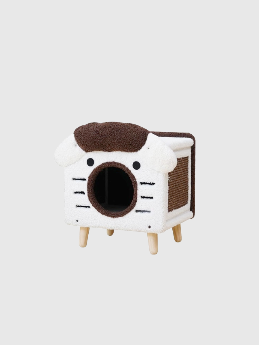 【Petpals】大嘴毛絨怪貓窩