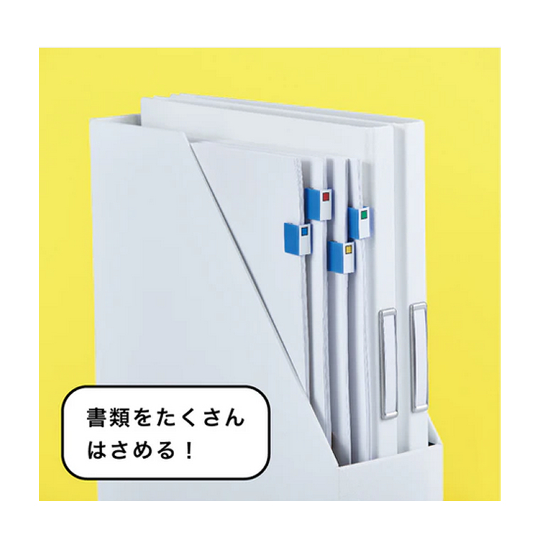 迷你文件造型夾 4入索引夾 Mini文具系列｜日本KING JIM