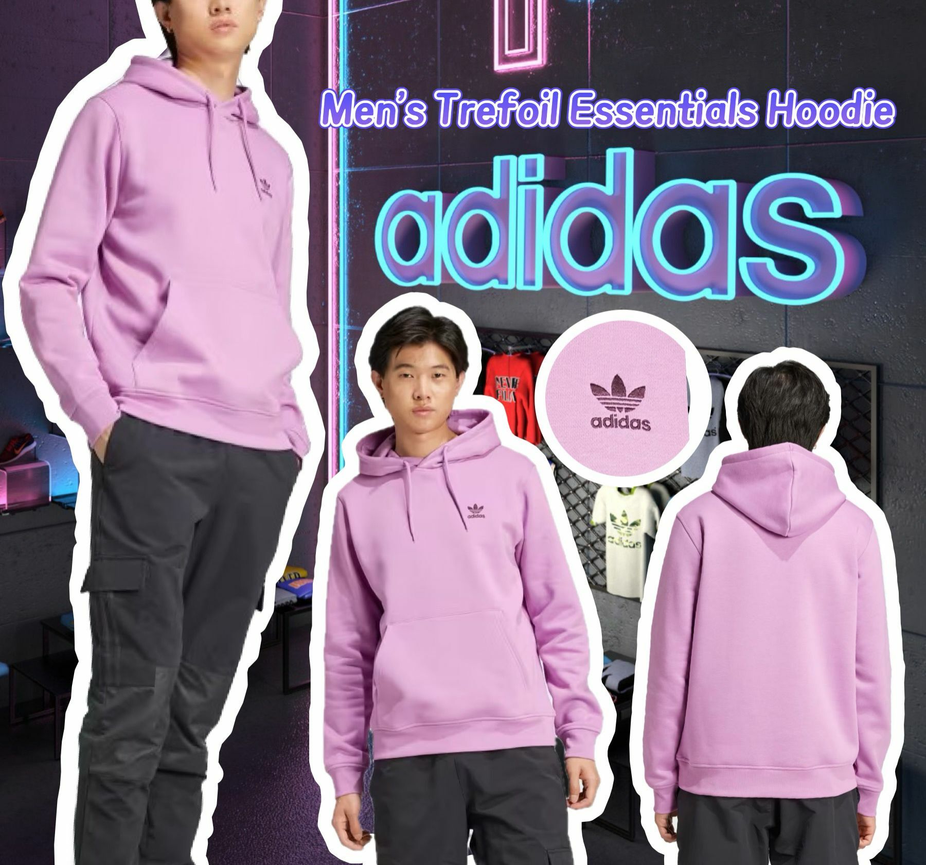 【預購】Adidas Trefoil F080815 男裝衛衣